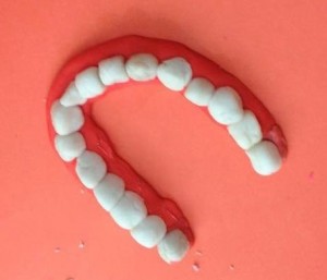 Oyun hamurundan diş modeli nasıl yapılır?