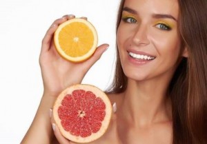 Portakal ve greyfurt cildi koruyor.
